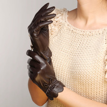 WARMEN Brand Ladies Genuine Soft Lambskin Leather Gloves L075NN
