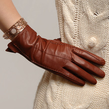 WARMEN Brand Classic Ladies Genuine Lambskin Leather Warm Gloves 5 colors available L085NC