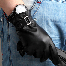 WARMEN Brand Men's Genuine Nappa Leather Driving Gloves