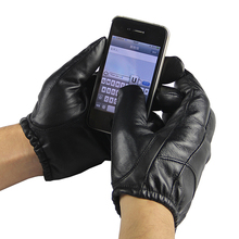 ELMA Brand Men's Genuine Nappa Leather Tough Screen Gloves EM004PC1