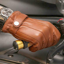 ELMA Brand Men's Genuine Lambskin Leather Cashmere Lined Gloves 3 colors available EM005WR