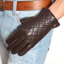 ELMA Brand Men's Genuine Nappa Leather Touch Screen Gloves with Thinsulate Quilted EM013NQF1