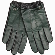 ELMA Brand Men's Genuine Leather Touch Screen Driving Short Police Gloves EM016NC1