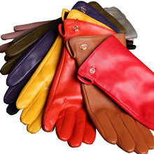 WARMEN Brand Ladies Genuine Nappa Leather Simple Plain Style Lined Gloves 13 Colors Available #L038NC 