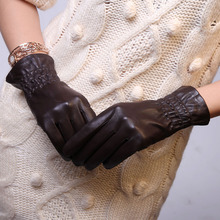 WARMEN Brand Ladies Genuine Nappa Leather Warm Soft Lined Gloves L020NC
