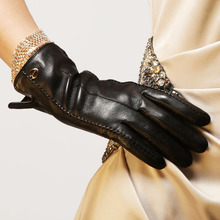 ELMA Brand Ladies Genuine Nappa Leather Gloves Cashmere Lined 3 colors available EL023NR
