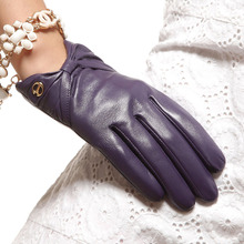 ELMA Brand Ladies Genuine Nappa Leather Driving Gloves with Elasticated Cuff 3 colors available EL025NN